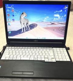【美品】富士通ノートPC A577 15.6型　10キー　第七世代