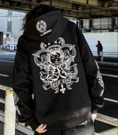 A'GEM/9 × .kom クロスモチーフジップアップパーカー