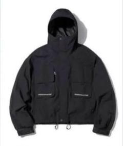 thisisneverthat 黒 ナイロンジャケット thisisneverthat ナイロンジャケット Nylon Half Zip Pullover