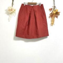 BALLSEY【38】シルク混 台形 タックスカート 日本製 ゴルフ