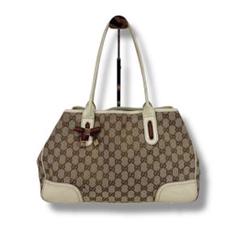 Gucci トートバッグ ベージュ ブラウン GUCCI グッチ トートバッグ GG柄 ブラウン ベージュ 保存袋 大