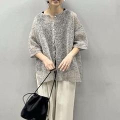 即購入OK ピュアルセシン ミックステープヤーン2WAYニット