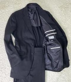オリヒカ　メンズ　スーツ　セットアップ パンツ　ブラック　シャード柄