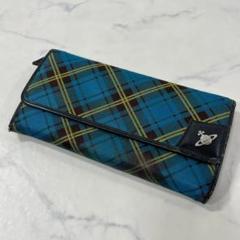 Vivienne Westwood ロゴ チェック 二つ折り 財布