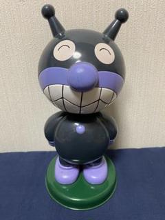 バイキンマン　アンパンマン　首振り人形　約26cm　希少　非売品　レア品　レトロ