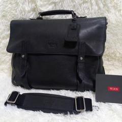 希少品✨TUMI トゥミ メッセンジャーバッグ オールレザー ブラック 2way