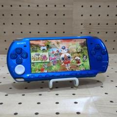 動作品/点検・整備済み psp3000 本体 バイブラントブルー（付属品あり）③
