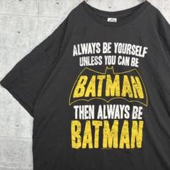 1424 US古着 00年代 BATMAN バットマン 黒 2XL