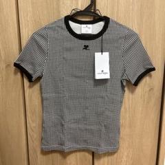 クレージュ✴︎千鳥格子柄Tシャツ✴︎Sサイズ クレージュ✴︎千鳥格子柄Tシャツ✴︎Sサイズ