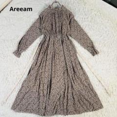 Areeam アリーム 過去に触れる花柄ワンピース プリーツワンピース 総柄