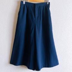 anySiS オンワード ネイビー ガウチョパンツ M