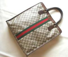 GUCCI オールドグッチ シェリーライン トートバッグ