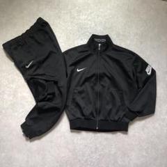 Y2K NIKE SWOOSH ビッグロゴ刺繍 セットアップジャージ上下