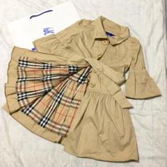 BURBERRY BLUE LABEL トレンチコート ノバチェック フレア