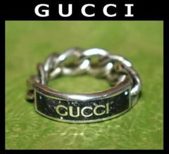 GUCCI グッチ ロゴ リング SV925 シルバー 12号 指輪｜中古