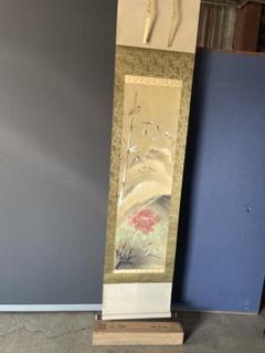 真作　蔵出し　山口華楊　 自筆画「楼小禽」掛け軸　茶道具 真作 蔵出し 山口華楊 自筆画「楼小禽」掛け軸 茶道具 - メルカリ