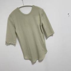 エメル リファインズ EM シアー リブ バックリボン カット リブTシャツのサムネイル