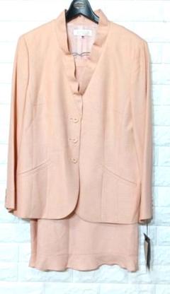 remalon パステルピンク フォーマルスーツ サイズ15号3Lシルク混 新品