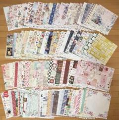 12インチペーパー132枚+ステッカー等　スクラップブッキング　クリスマス 店主セレクト12インチペーパー50枚3300円(税込) ビンテージ