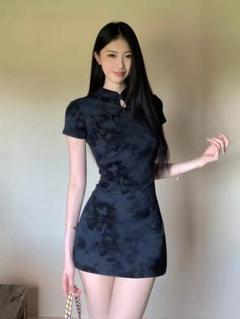 夏にぴったり✭中国風ミニワンピース★シンプルデザインでデートや普段着や仮装にも◎