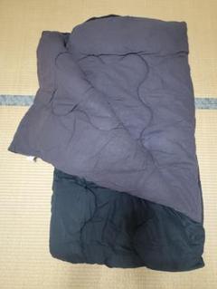 こたつ布団 グレー &ブラック 大きめ 205×245cm 圧縮袋入