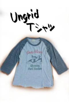 Ungrid ラグラン 七分 Tシャツのサムネイル