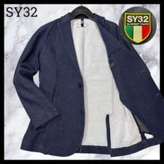 驚きの激安価格 SY32 by SWEET YEARS テーラードジャケット ワッペン コットン ジャケット・アウター