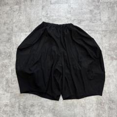 COMME des GARÇONS コムコムバルーンショートパンツ S 黒 COMME des GARCONS HOMME PLUS＞バルーン風変形サルエルショート