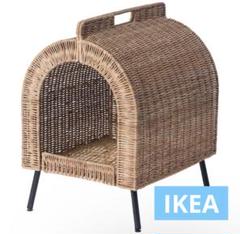 c*m様 IKEA イケア ウートソッド キャットハウス クッション付き ラタン IKEA イケア ウートソッド キャットハウス クッション付き