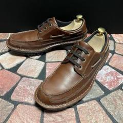 【美品】リーガルウォーカー　デッキシューズ 24cm ブラウン　ローファー