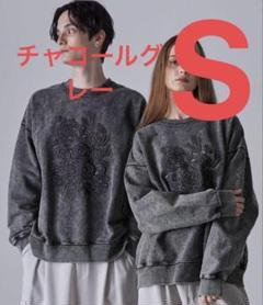 CLEL クレイル　刺繍デザインスウェット　ブラウンM 新品未開封 CLEL クレイル 刺繍デザインスウェット ブラウンM 新品未開封