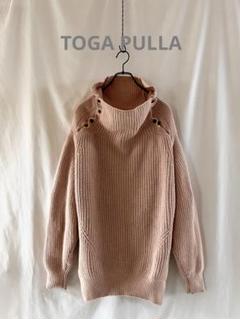 TOGA PULLAトーガプルラ サイドスリット ハイネックニット/セーター TOGA PULLAトーガプルラ サイドスリット ハイネックニット/セーター