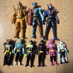 装動　仮面ライダーエグゼイド フィギュア 人形 ソフビ 9体セット