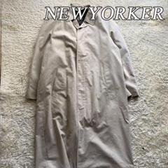 NEWYORKER ニューヨーカー ステンカラーコート ベージュ L ライナー付