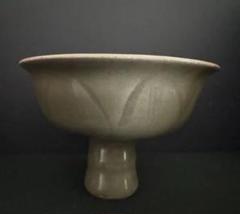 中国骨董　元　青磁　龍泉窯　馬上杯　高足杯　酒器　湯呑　唐物　古美術(N-9) m76995686301_1.jpg?1729000691