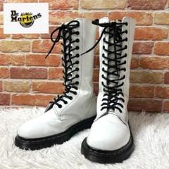 正規美品✨Dr.Martens 14ホール レースアップブーツ UK5 白 2025年最新】マーチン 14ホール ホワイトの人気アイテム - メルカリ