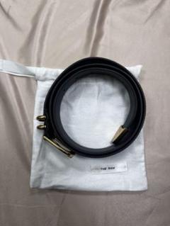 【セレブご用達】The Rowメタリックループレザーベルト レザー＆布帛ベルト ウィメンズ l The Row