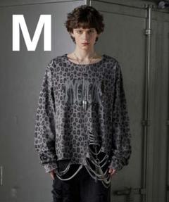 GRANCY 総柄ラインストーングラフィックロンT GRANCY】Patterned All Over Rhinestone Graphic Longsleeve