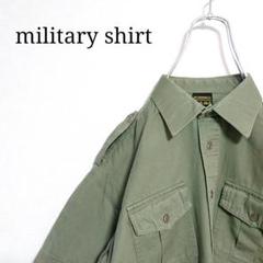 【Vintage】militaryshirt ミリタリーシャツ ヨーロッパ古着