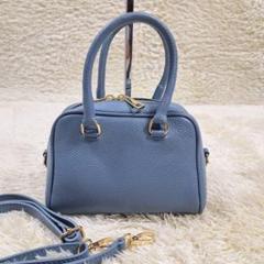 美品 希少 ラルフローレン  2wayミニボストン ショルダーバッグ RALPH LAUREN(ラルフローレン) / ボストンバッグ/レザー