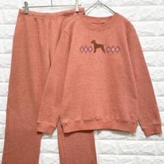 美品☆ウィッテム8e デサント Ｍ スウェット上下 テリア犬 S0121
