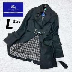 希少レア✳︎バーバリーブルーレーベルトレンチコートレザーベルトメガチェック正規品 希少レア✳︎バーバリーブルーレーベルトレンチコートレザー
