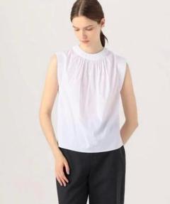 《新品24SS》TOMORROWLAND ストレッチブロードノースリーブブラウス