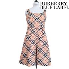 ✨希少✨BURBERRY BLUE LABEL バーバリーノースリーブワンピース 希少✨️レア✨️バーバリーブルーレーベル ノバチェック