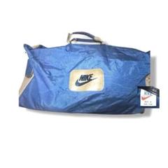 ▪️70’s NIKE ビンテージ ボストンバッグ 鞄 オレンジタグ 70年代 青 NIKE - ▪️70's NIKE ビンテージ ボストンバッグ 鞄 オレンジ