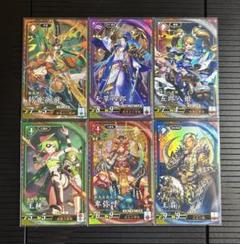 未使用】英傑大戦カード6枚 王翦・卑弥呼・王桃・五郎八姫・天草