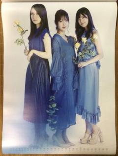 乃木坂46 佐々木琴子 和田まあや 吉田綾乃クリスティー カレンダー ポスター