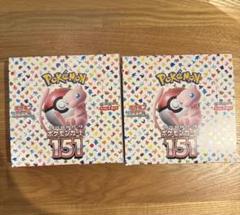 ポケモンカード 151 強化拡張パック 2箱 シュリンクなし ぺりぺり付き
