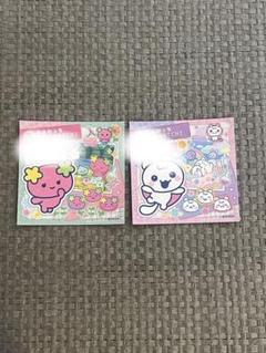 たまラボステッカー　もんがっち　ふらわっち　ワールドたまごっちツアー限定