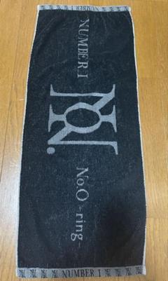 Number_i ロゴ 黒タオル ナンバリング フェイスタオル／Number_i | TOBE OFFICIAL STORE